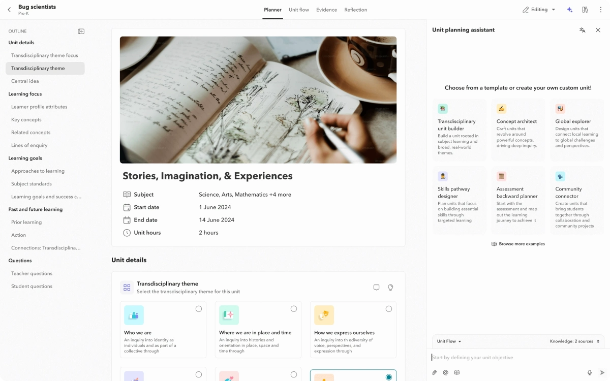 Flexible setup image