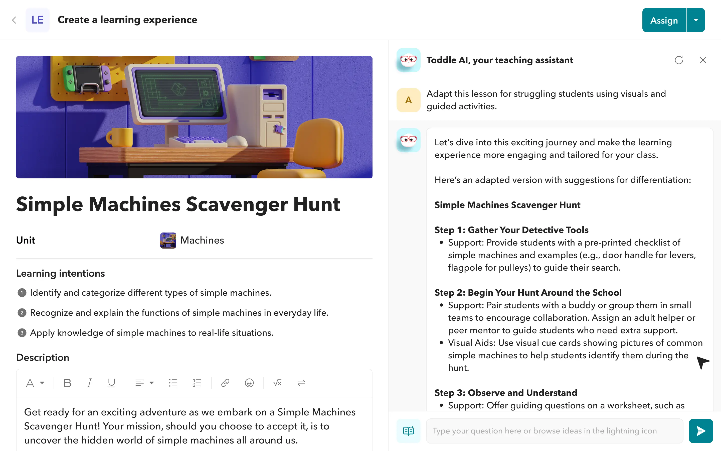 Differentiate lessons Differentiate lessons image