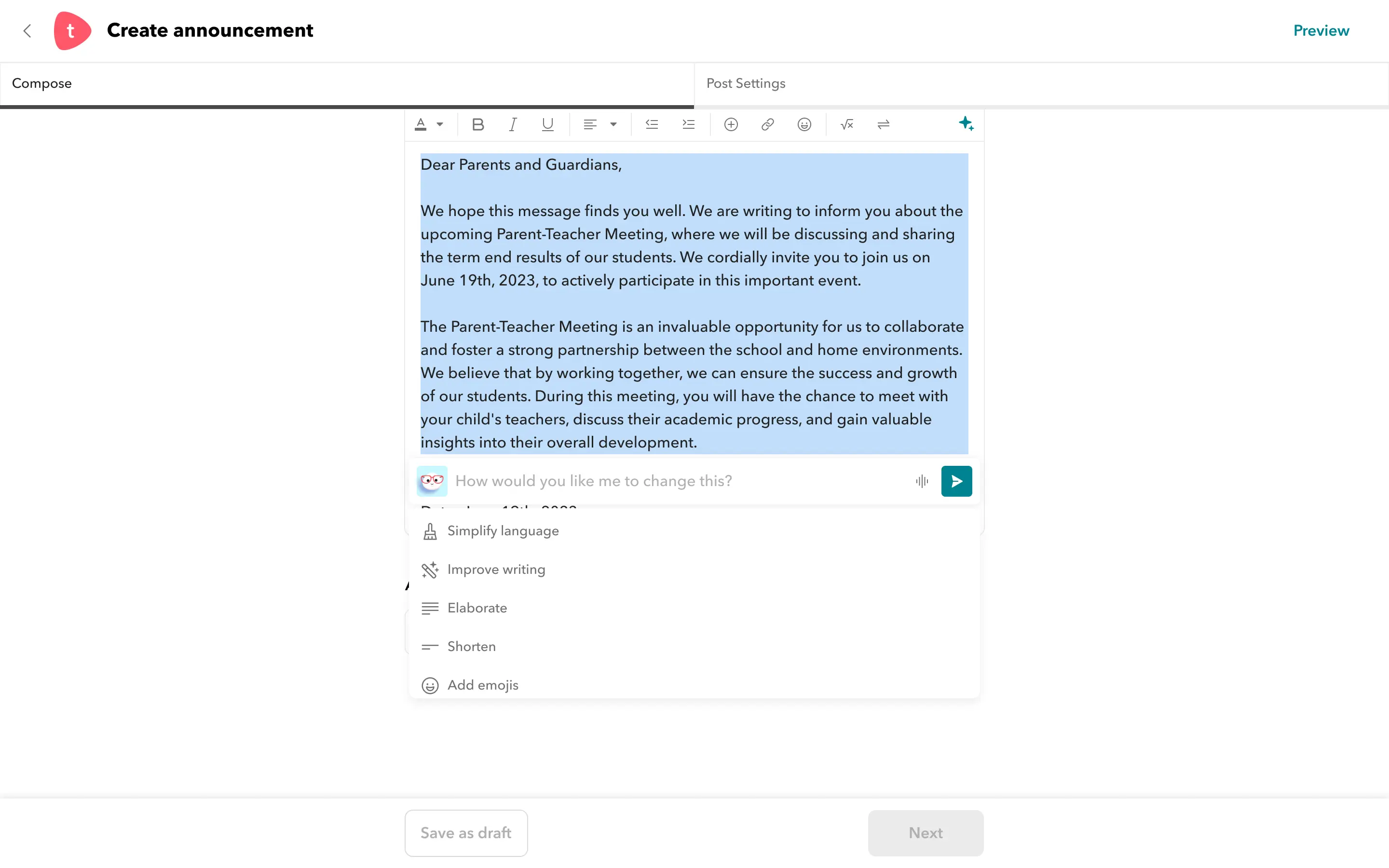Writing Assistant Writing Assistant image