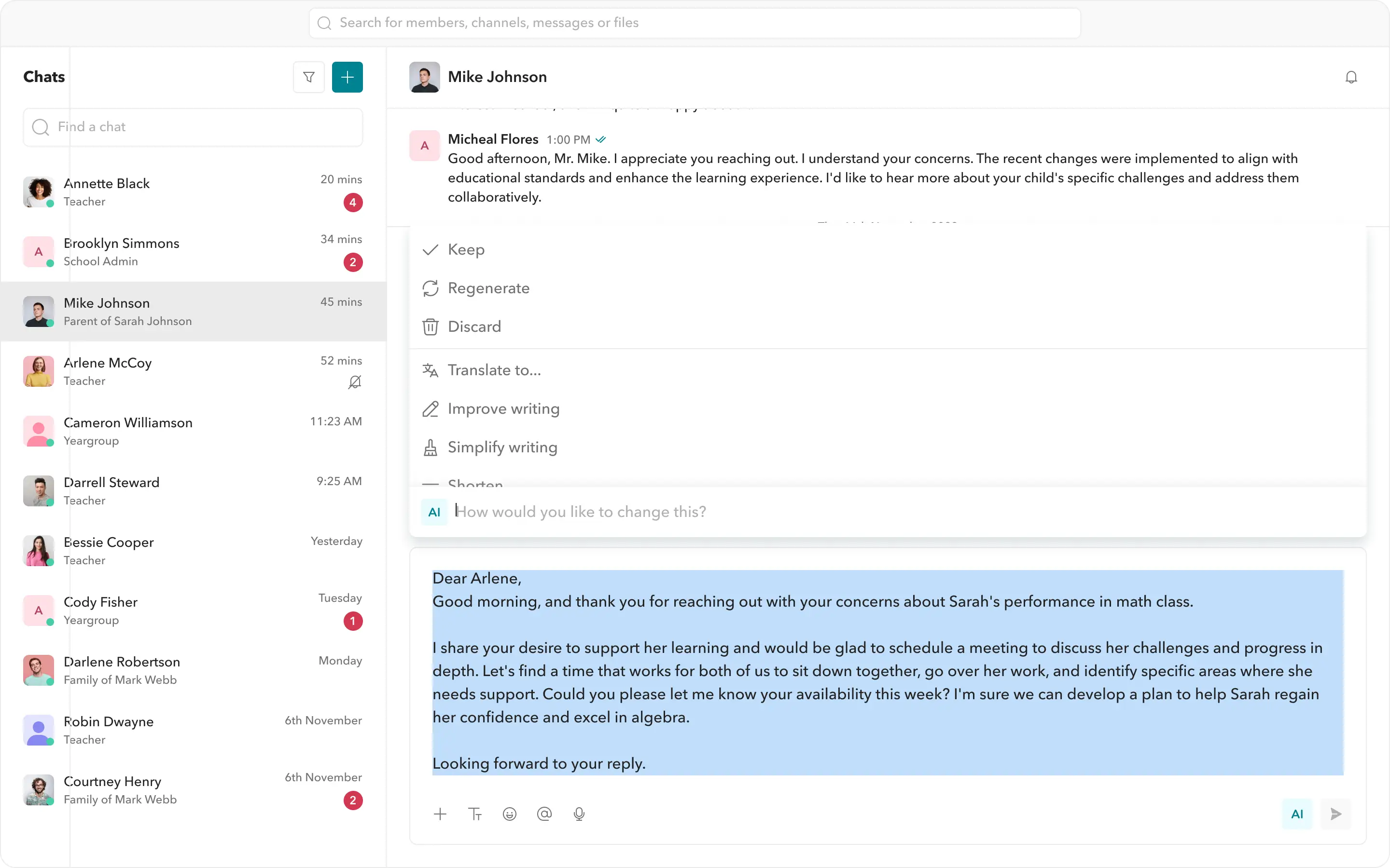 Compose replies Compose replies image