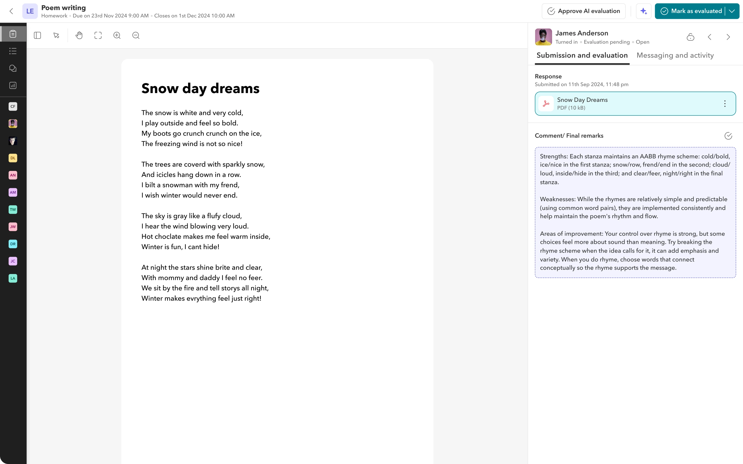 Offers rich feedback Offers rich feedback image