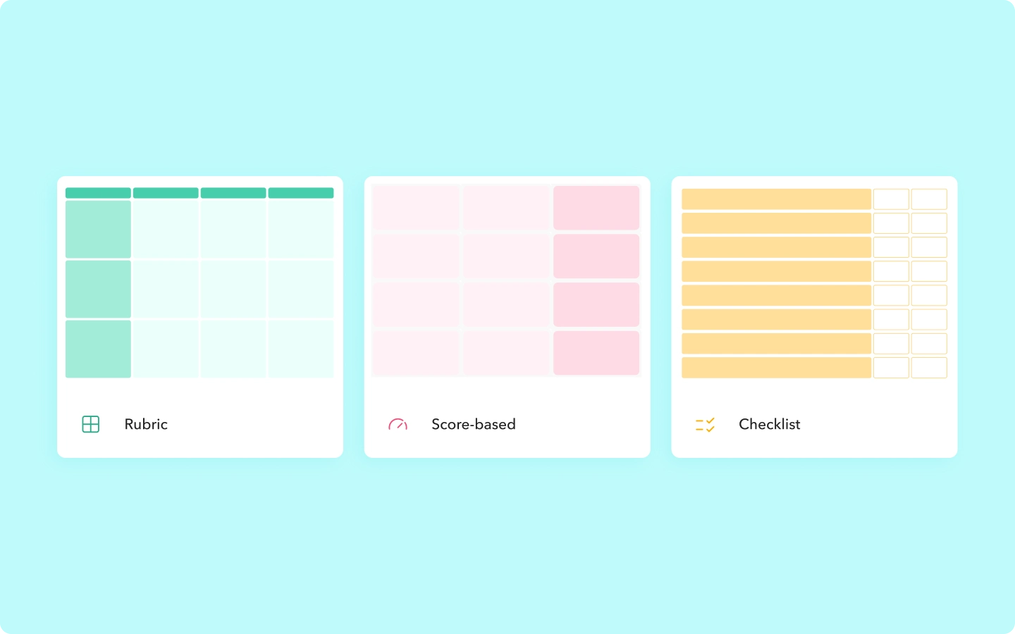 Diverse assessment tools image