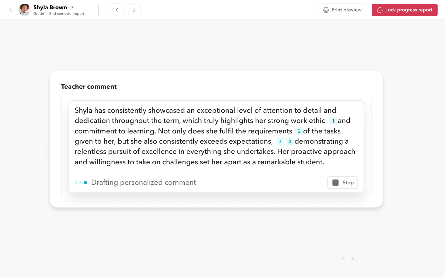Progress reports image